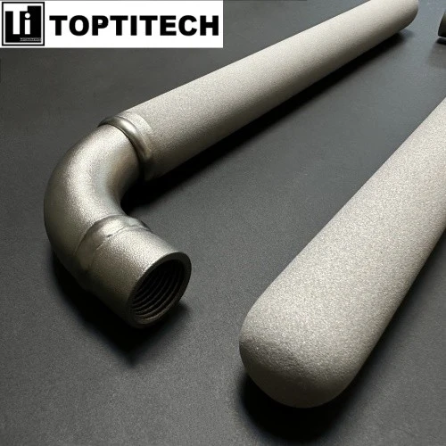 1/2" utvendig gjenget albuekobling Porøst titanfilter